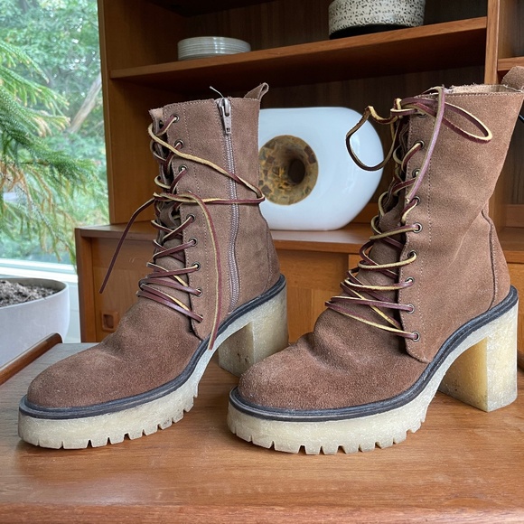 Free People Shoes - Free People Dylan Lace Up Booties